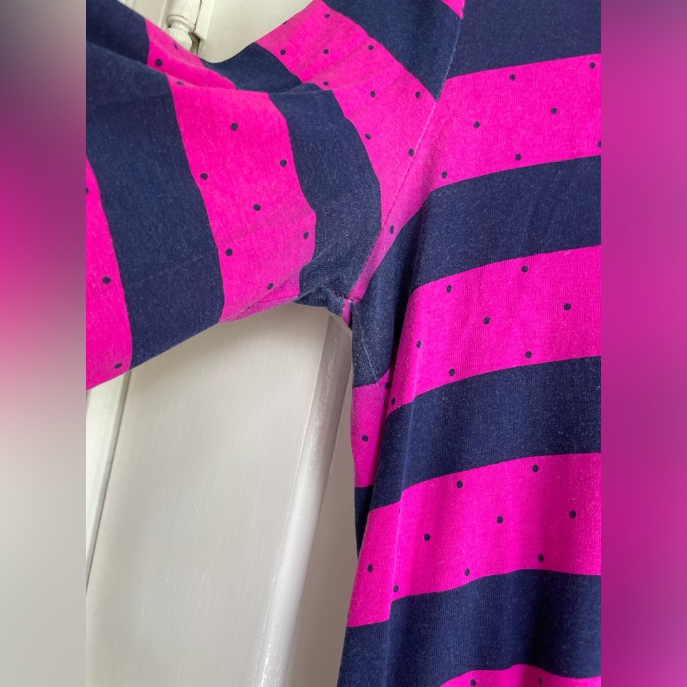 Lilly Pulitzer Beckett Dress Mambo Pink Navy Women's Size Small - Picture 4 of 7